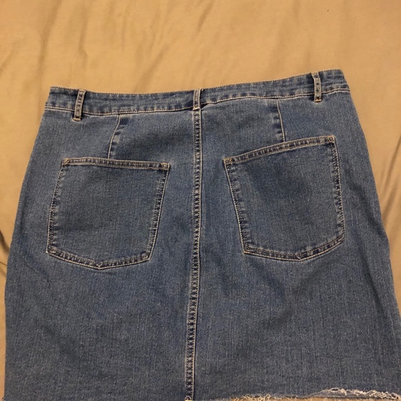 High waisted denim skirt - Picture 2 of 2